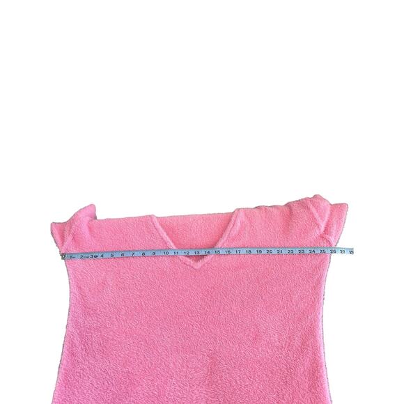Intimately Free People Pink Fuzzy Girls Night In Maxi Pullover Dress Size Medium - Picture 11 of 13